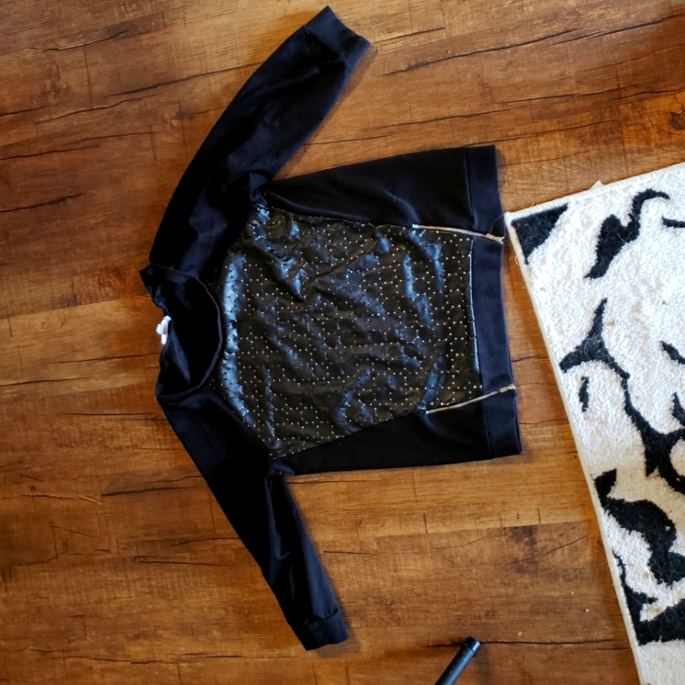 My Collection Black Long Sleeve Shirt